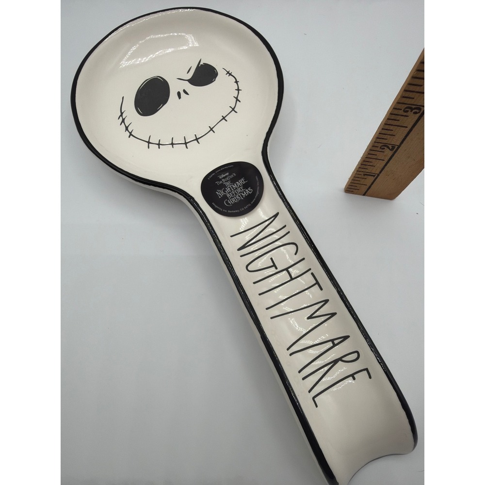 Rae Dunn x Disney NBC Jack Skellington NIGHTMARE Spoon Rest